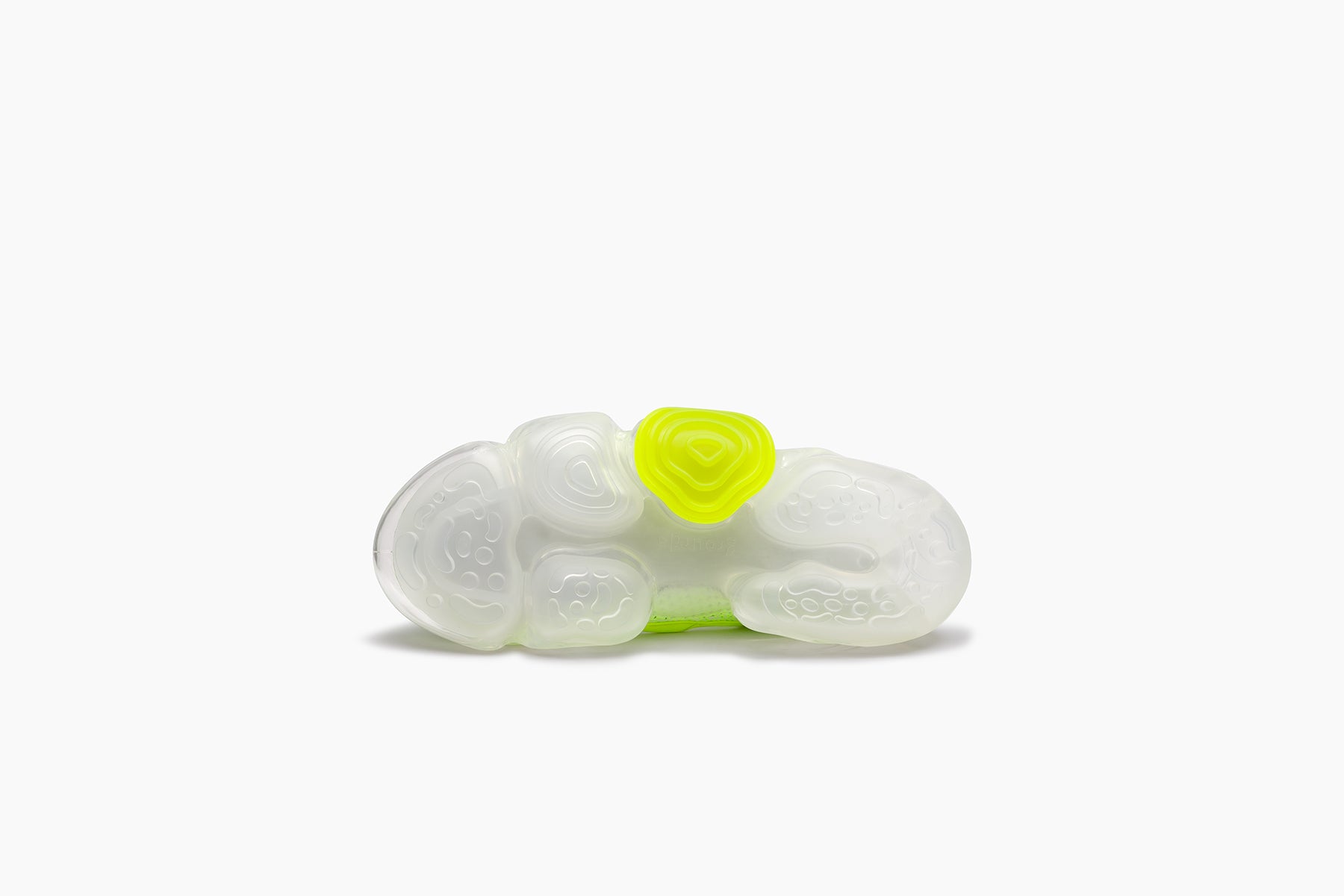 MOOPIE AS1 SANDAL - WHITE NEON YELLOW / CLEAR (ムーピー エー