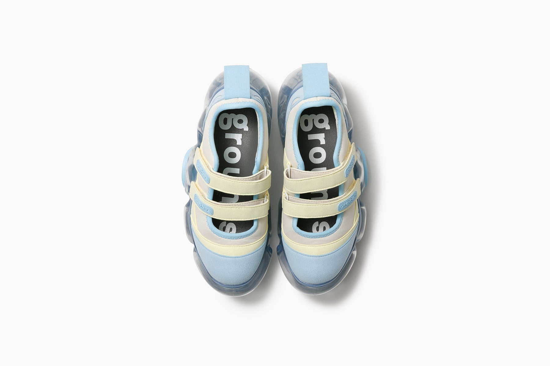 MOOPIE MARY JANE DOUBLE - CREAM SKY / ICE GRAY (ムーピー メリー