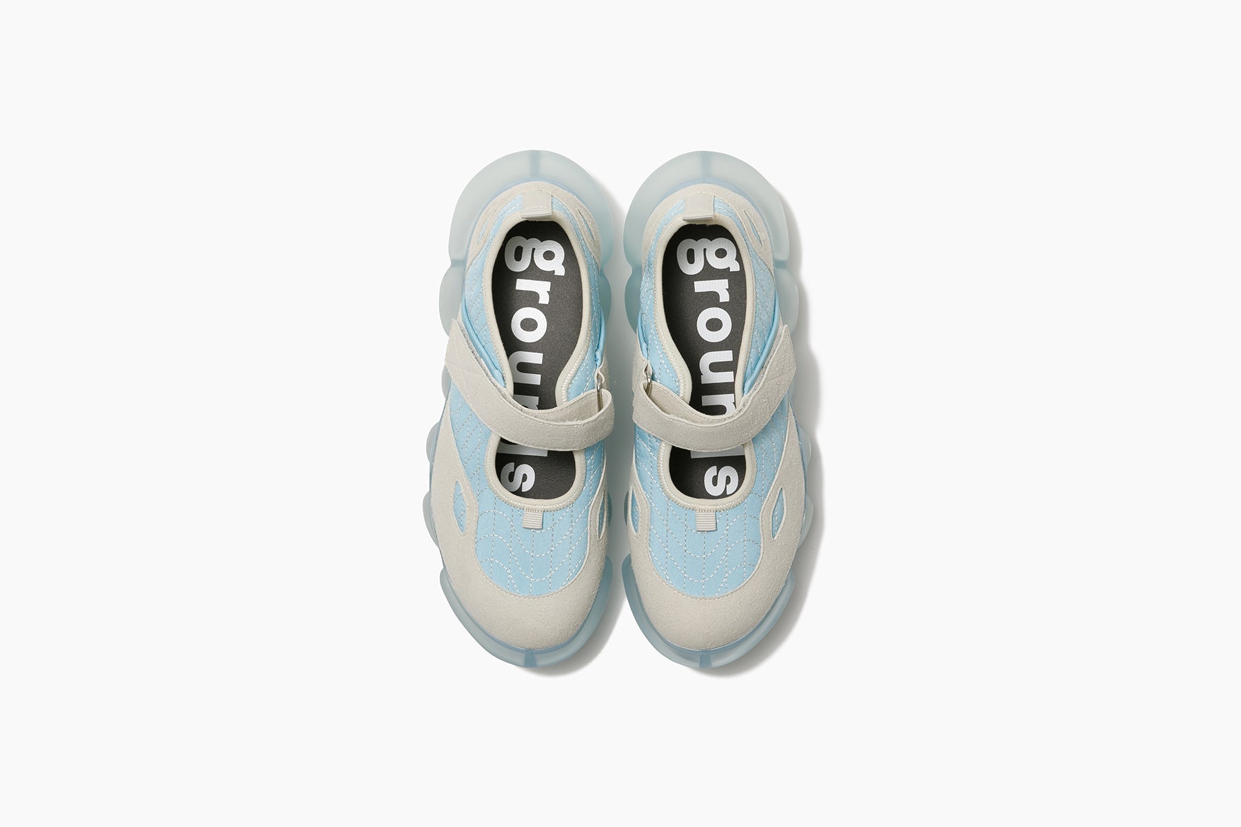 grounds JEWELRY MARY JANE SKY GRAY / ICE GRAY MATTE