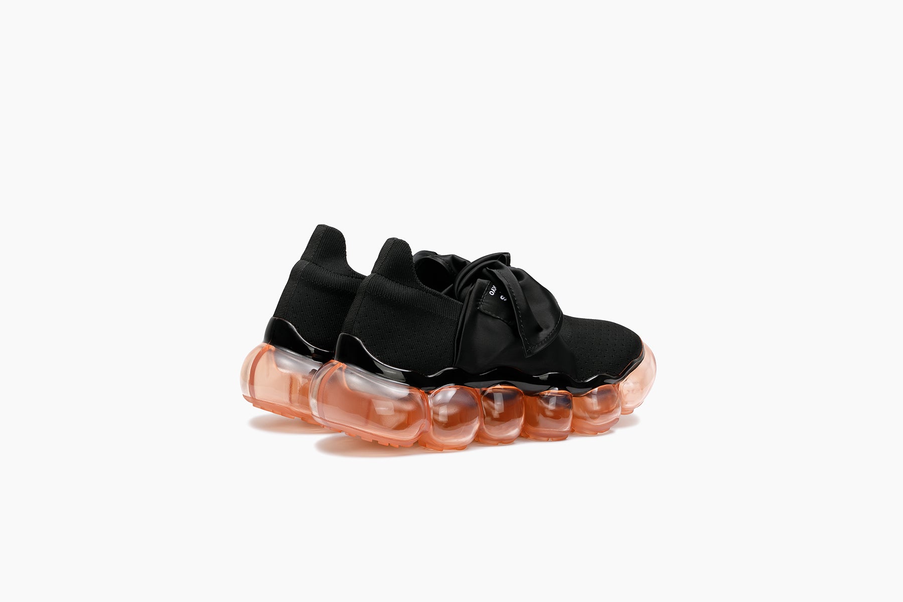 JEWELRY HANKIE PUMPS - BLACK / ORANGE (ジュエリー ハンキー