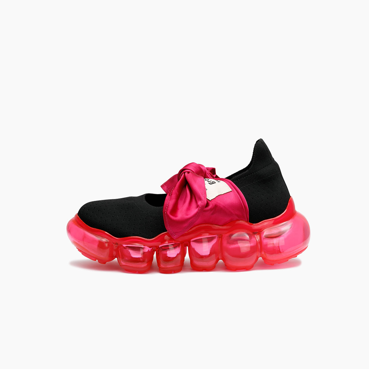 JEWELRY HANKIE PUMPS - BLACK ROSE / PINK (ジュエリー ハンキー 