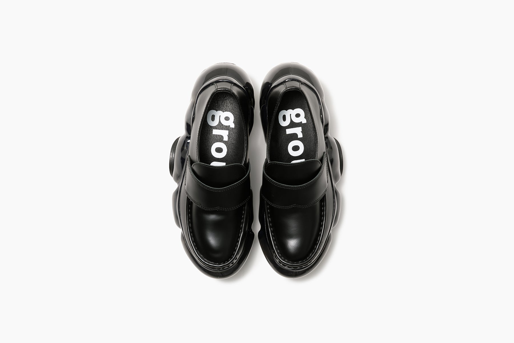 grounds MOOPIE LOAFER LEATHER BLACK LEATHER / BLACK