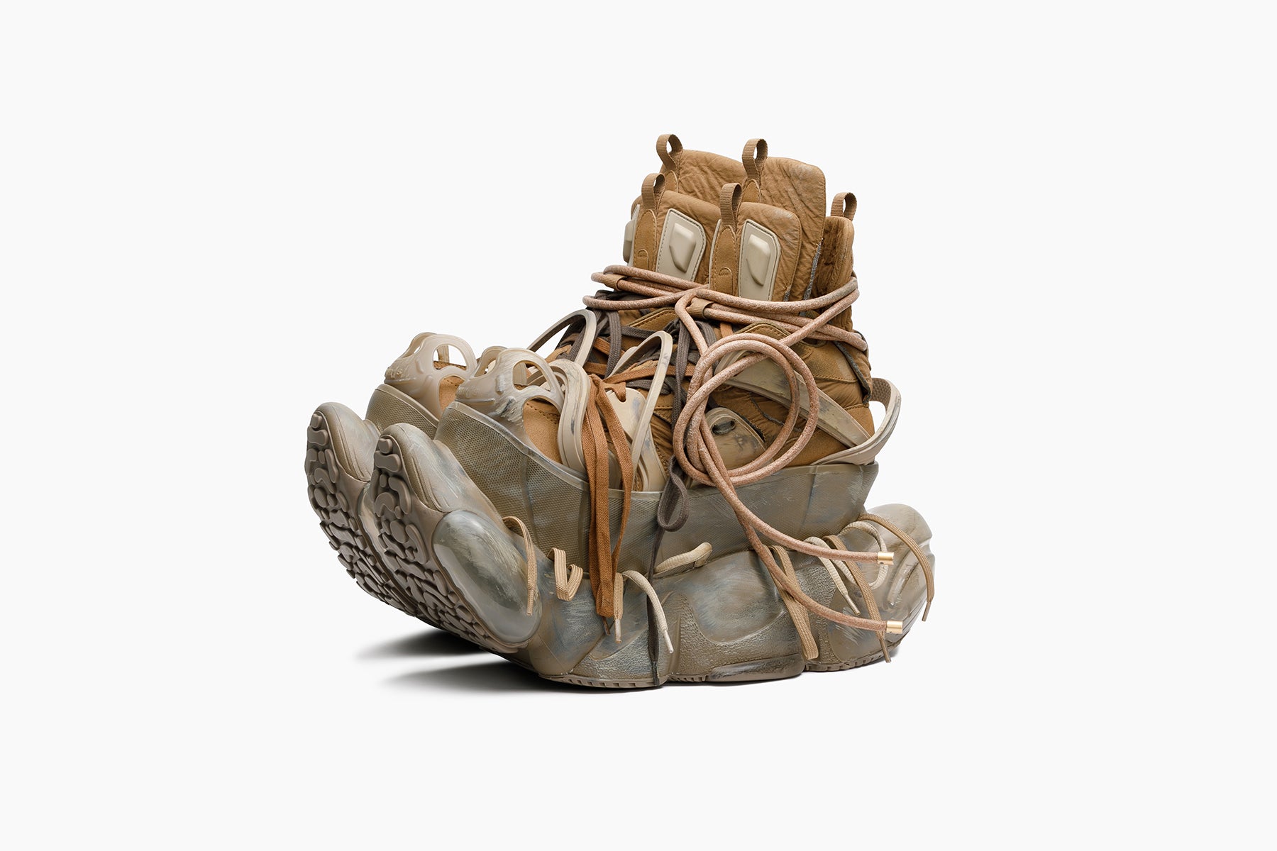 grounds CRYSTAL MEGA MOUTH CARDBOARD BROWN / BROWN