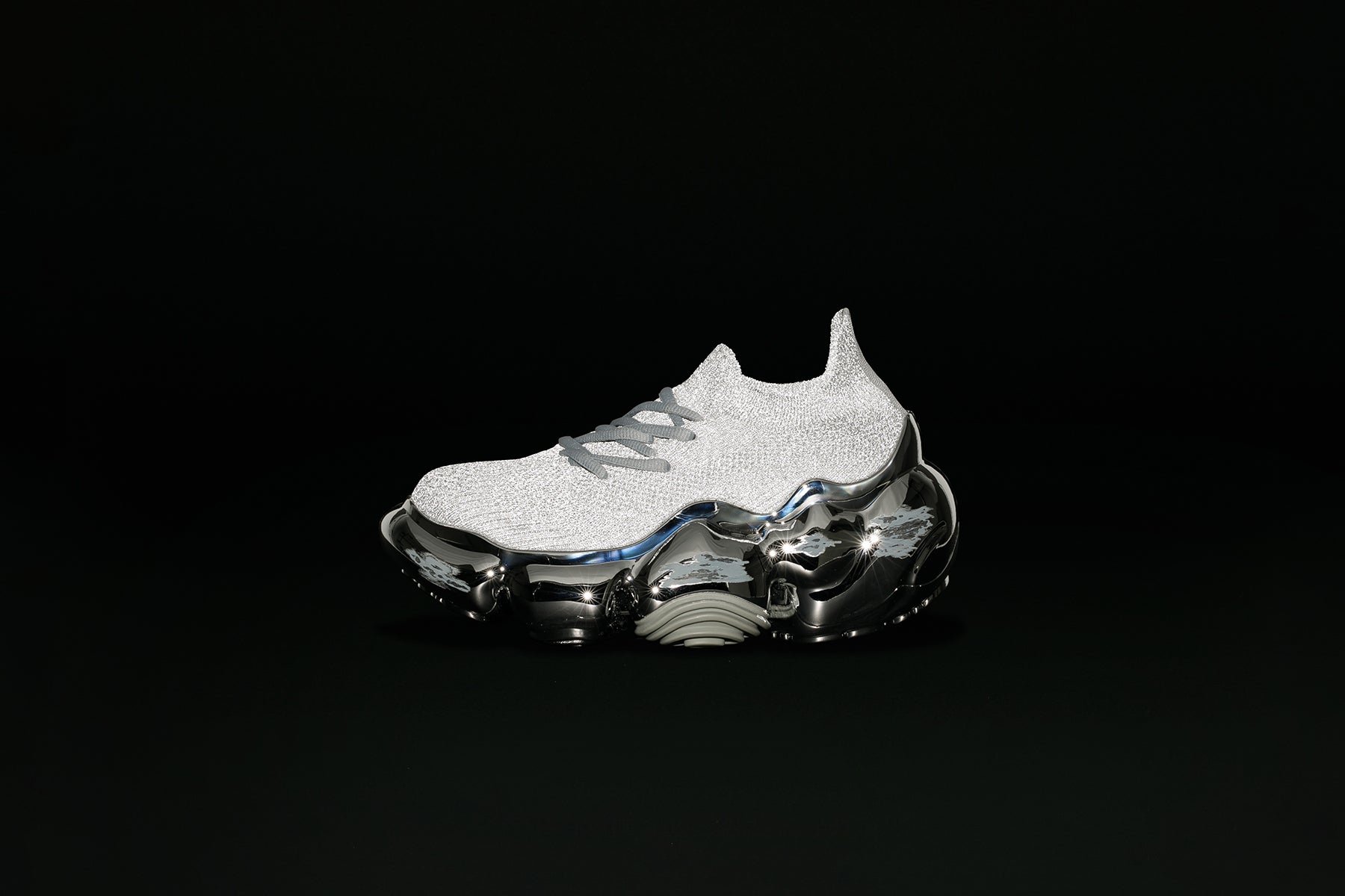 MOOPIE REFLECTOR CHROME SCRATCH - GRAY REFLECTOR / CHROME SCRATCH