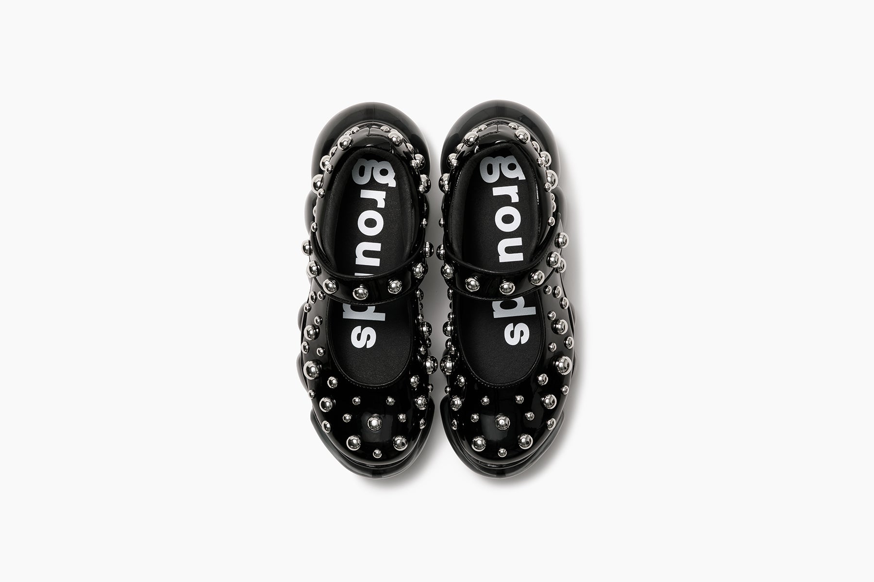 JEWELRY COCOON STUDS - BLACK / BLACK (ジュエリーコクーン スタッズ
