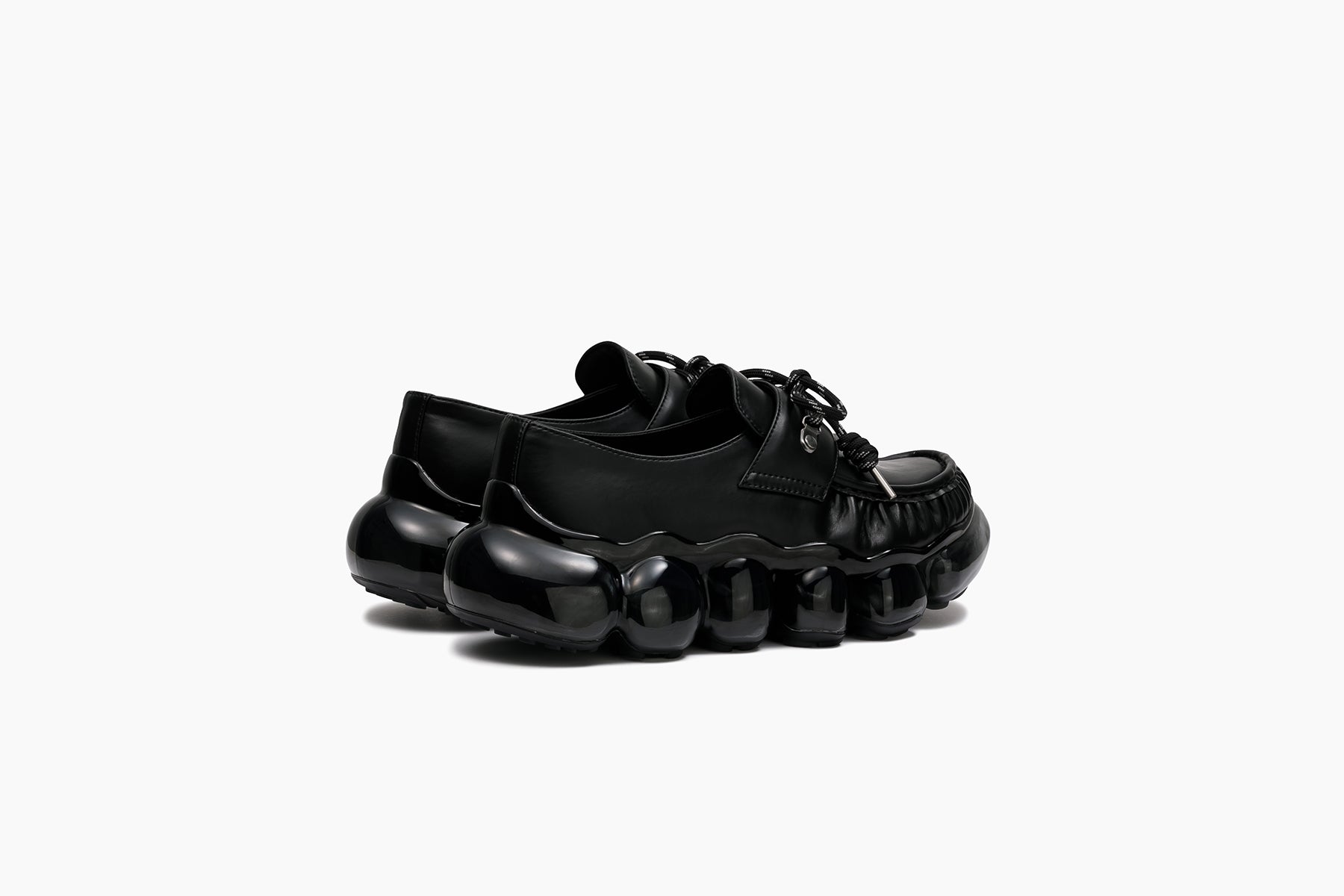JEWELRY LOAFER SHOELACE - BLACK / BLACK (ジュエリー ローファー