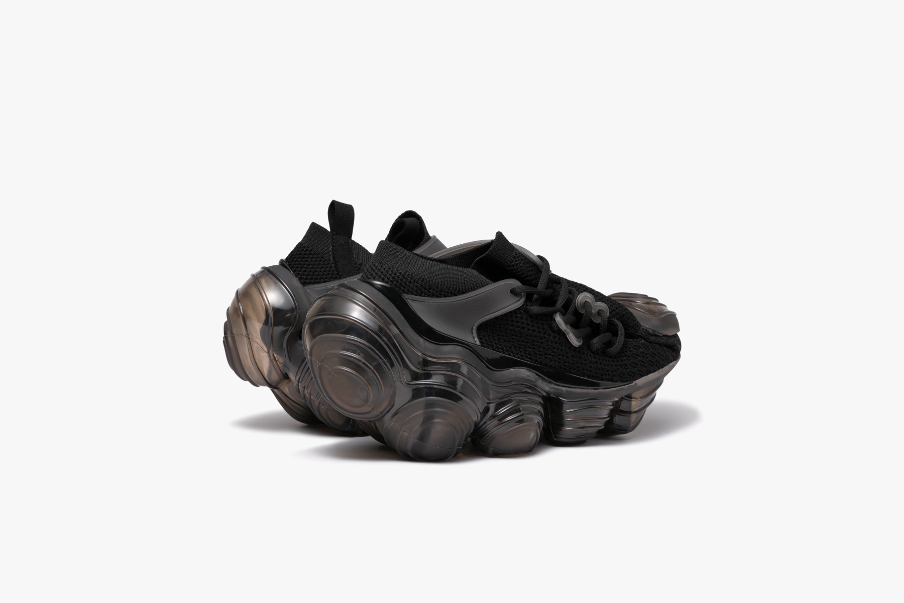 靴 grounds OYSTER TWIST BLK OYSTER TWIST - BLACK / BLACK (オイスター ツイスト ブラック