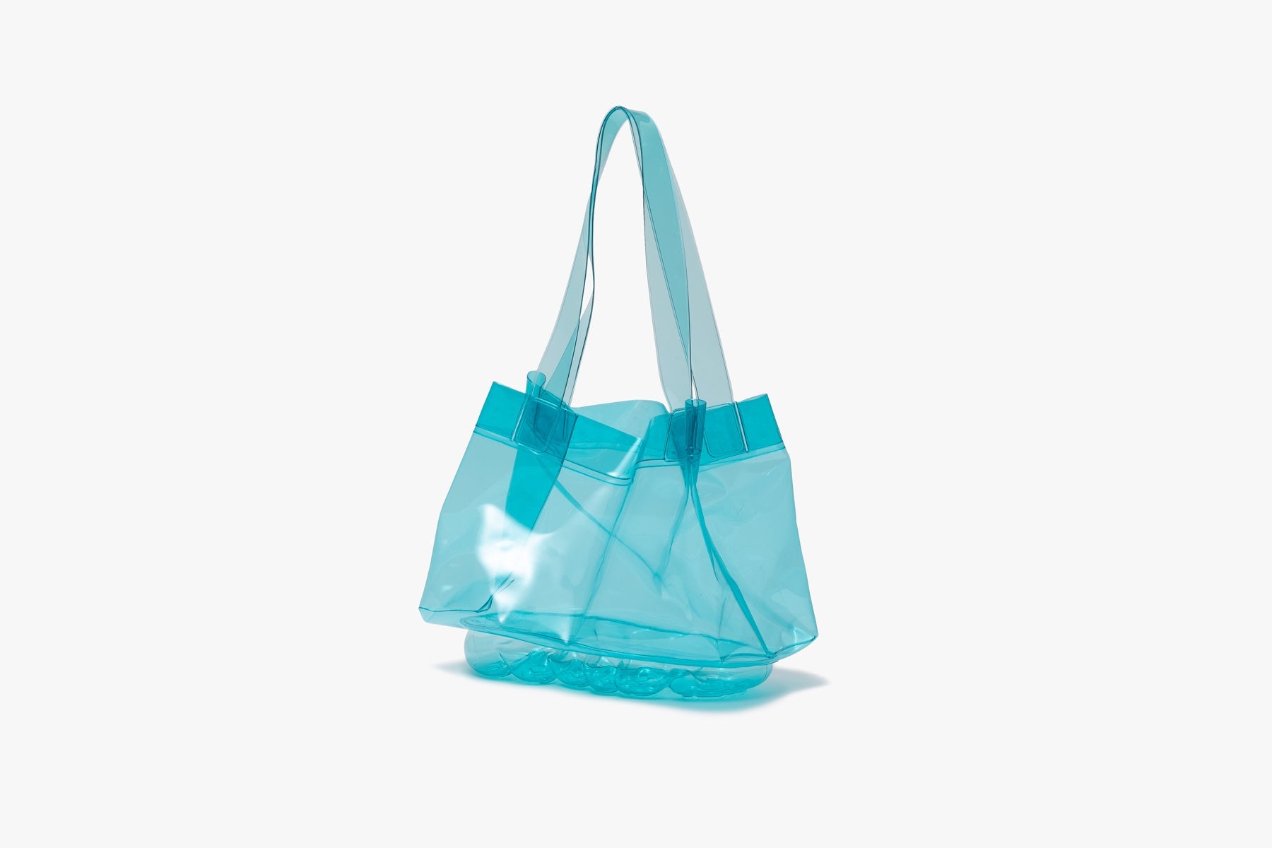 grounds CLEAR TOTE BAG BLUE