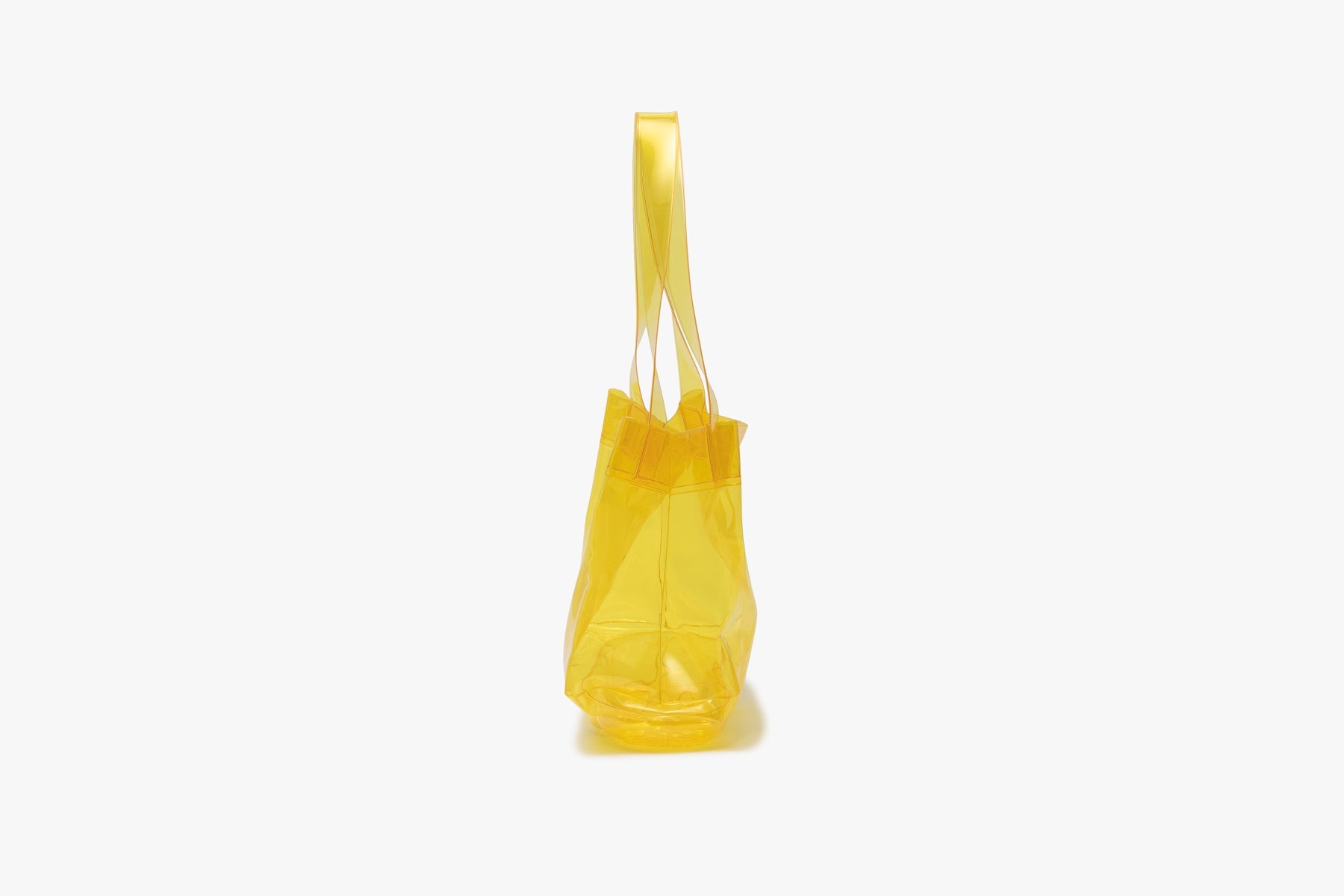 grounds CLEAR TOTE BAG YELLOW