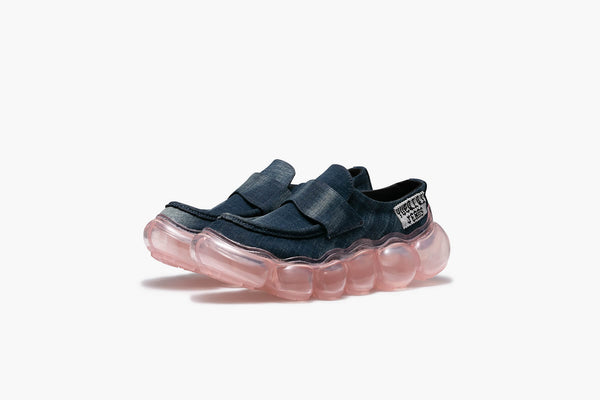 grounds JEWELRY x YUEQI QI 01 - recycled denim loafer / NAVY