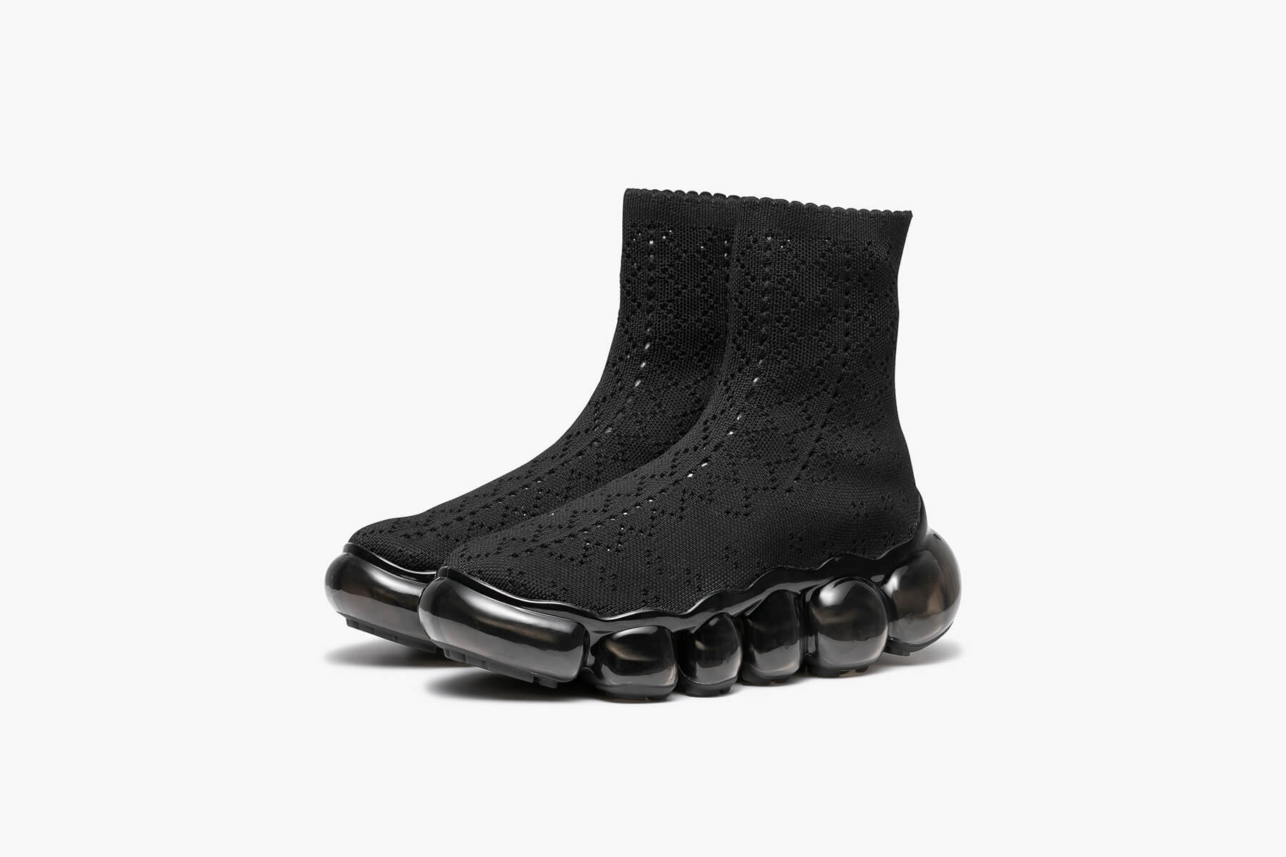 jewelry lace グラウンズ　grounds 36サイズ JEWELRY LACE - BLACK / BLACK (ジュエリー レース - ブラック