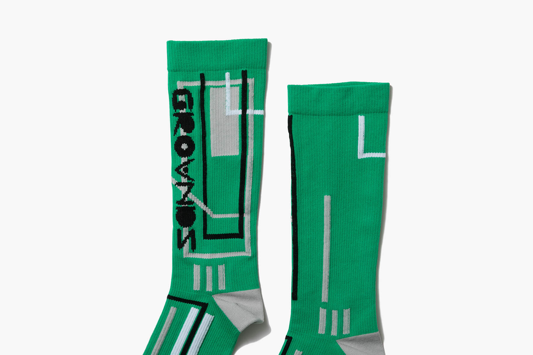 HIGH CUT SOCKS - GREEN（靴下 ハイカットソックス - 緑
