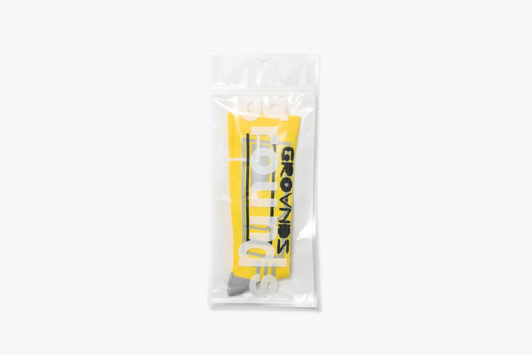 grounds HIGH CUT SOCKS - YELLOW